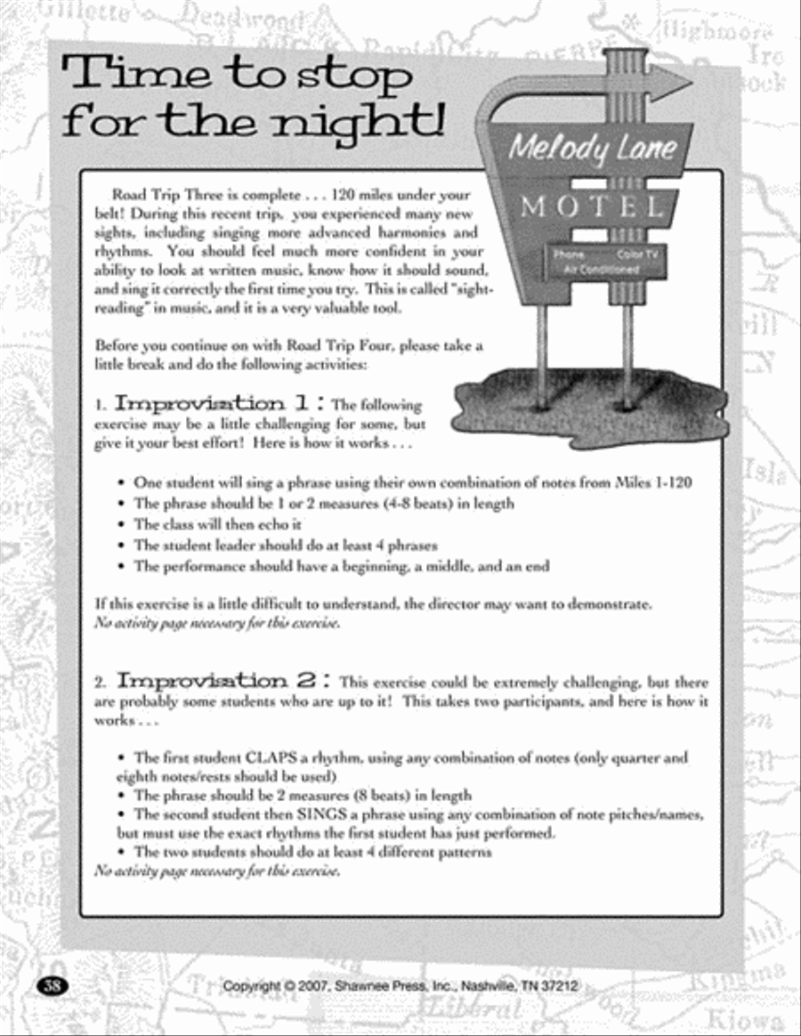 Five Minutes to Reading Music – A Roadmap to Musical Success Children's Choir scores gallery preview page 5