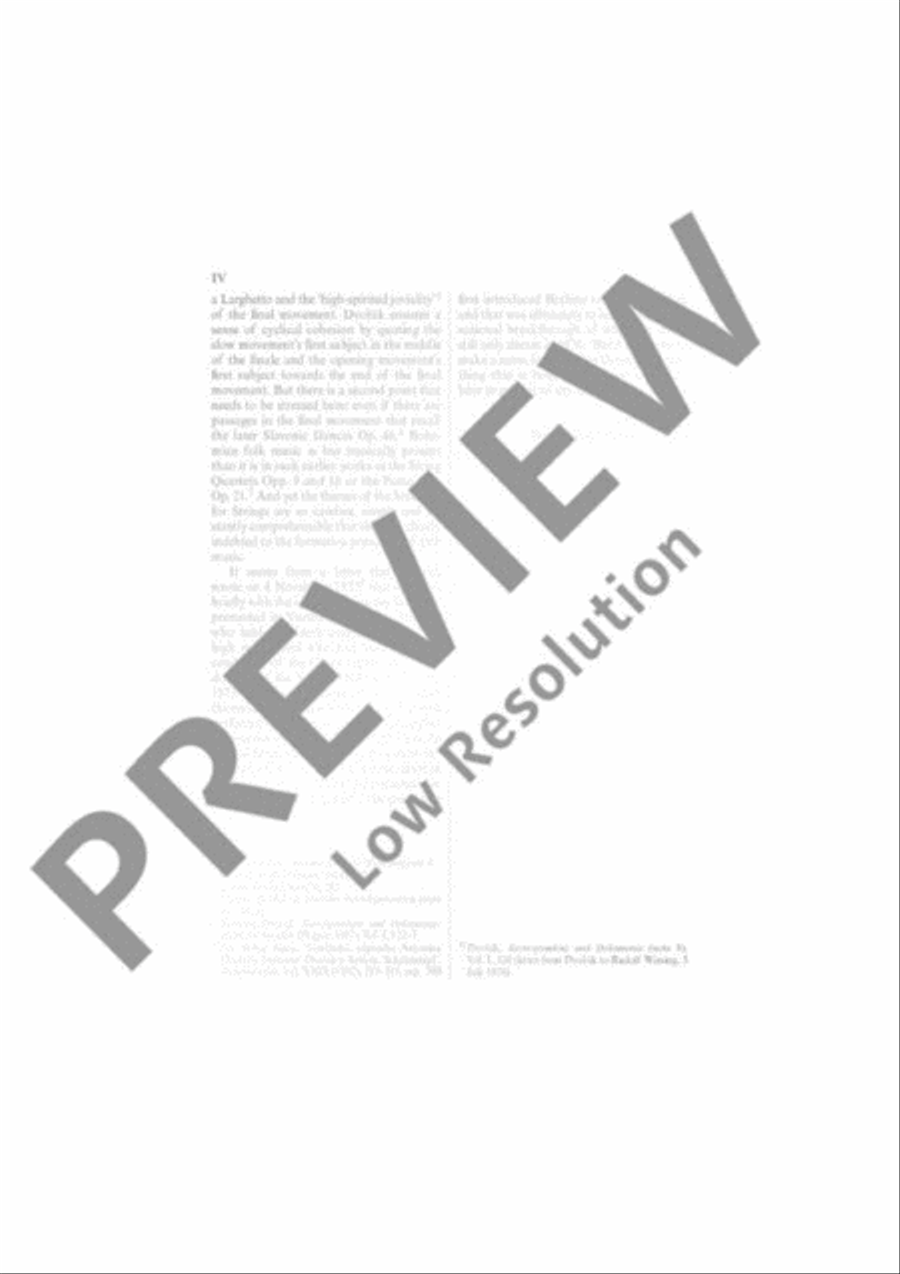 Serenade E major Serenade E major Miniature Score scores gallery preview page 5