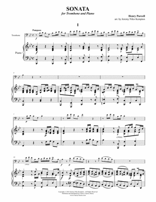Book cover for Sonata for Tenor Trombone and Piano or Organ
