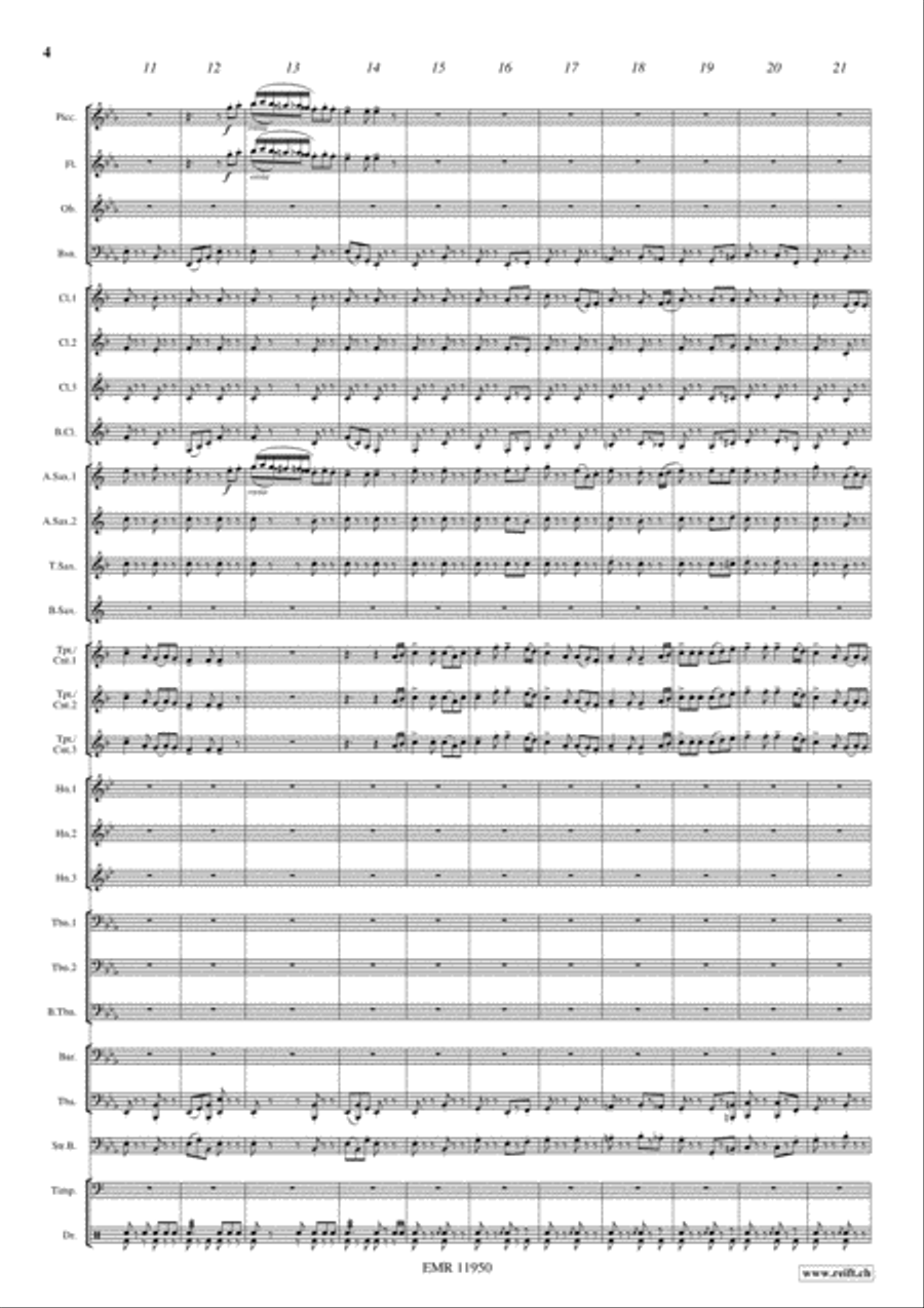 A Hundred Pipers Concert Band scores gallery preview page 5