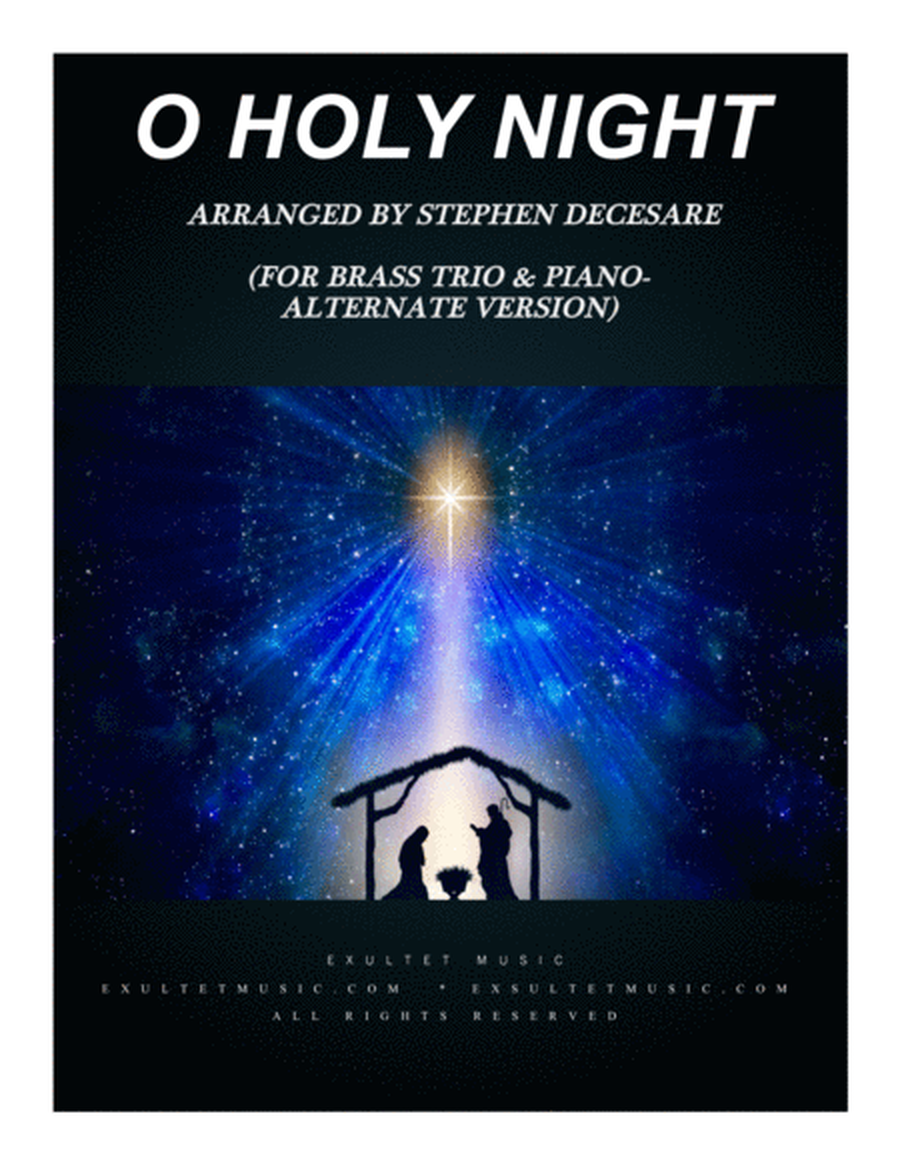 O Holy Night (for Brass Trio and Piano - Alternate Version) image number null