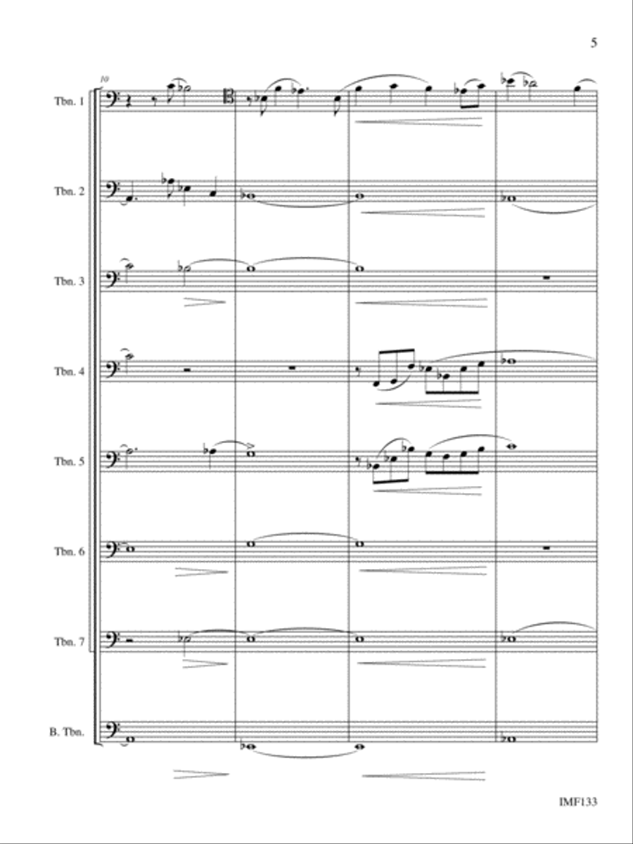 Ballade Ballade Trombone scores gallery preview page 5
