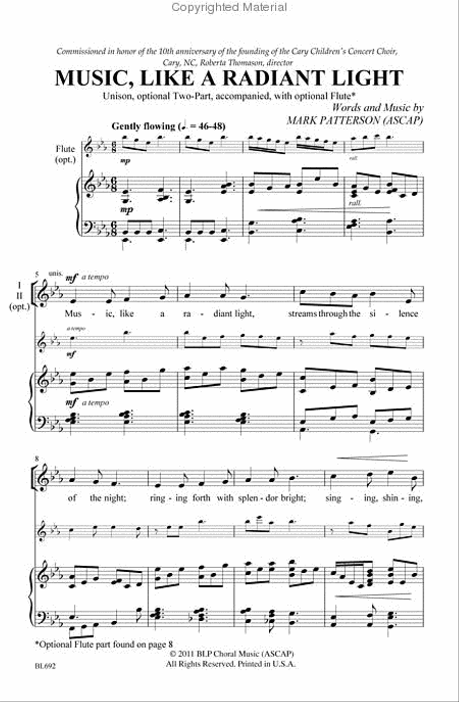 Music, Like a Radiant Light Choir scores gallery preview page 2
