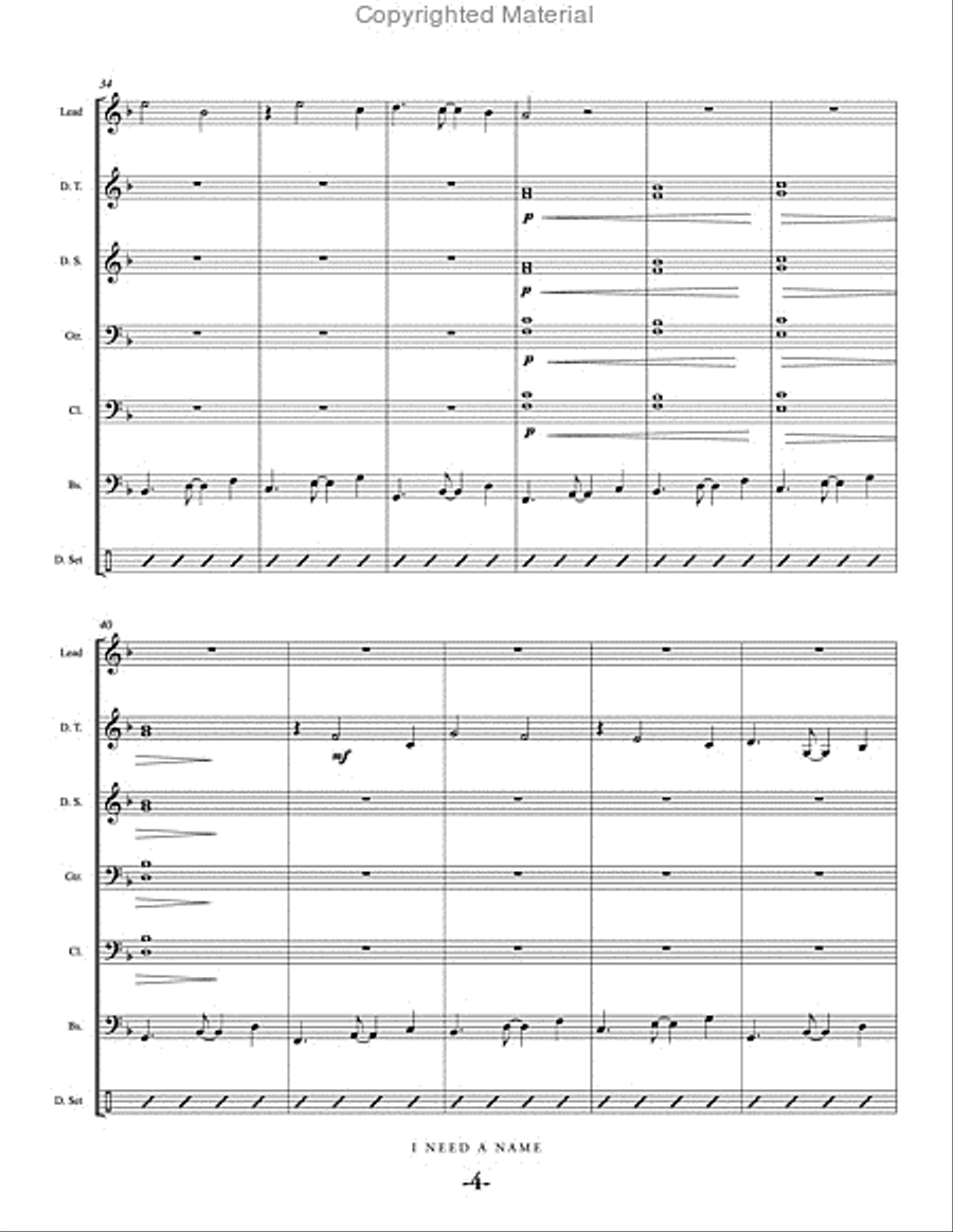 I Need a Name Steel Drum Band scores gallery preview page 5
