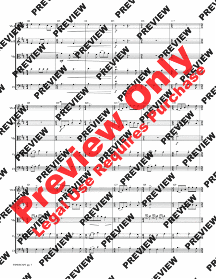 Windscape Windscape String Orchestra scores gallery preview page 10