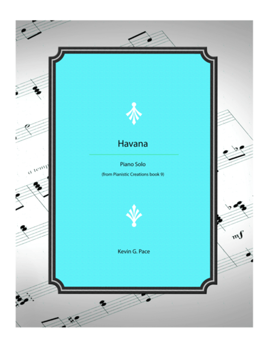 Havana - piano solo Piano Solo scores gallery preview page 1