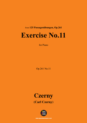 Book cover for C. Czerny-Exercise No.11,Op.261 No.11