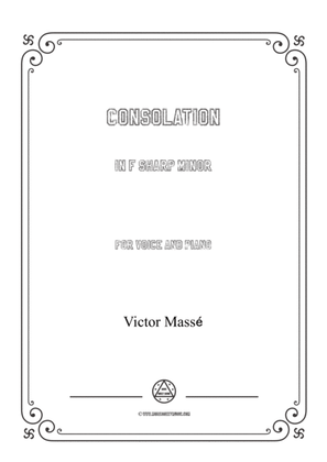 Masse-Consolation in f sharp minor,for Voice and Piano