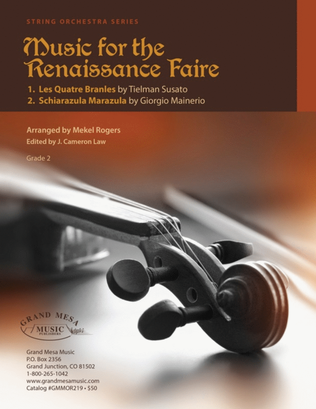 Music For The Renaissance Faire So2 Sc/Pts
