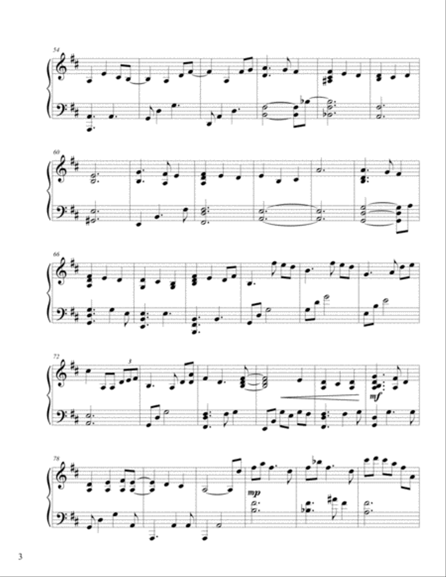 Away In A Manger Away In A Manger Piano Solo scores gallery preview page 3