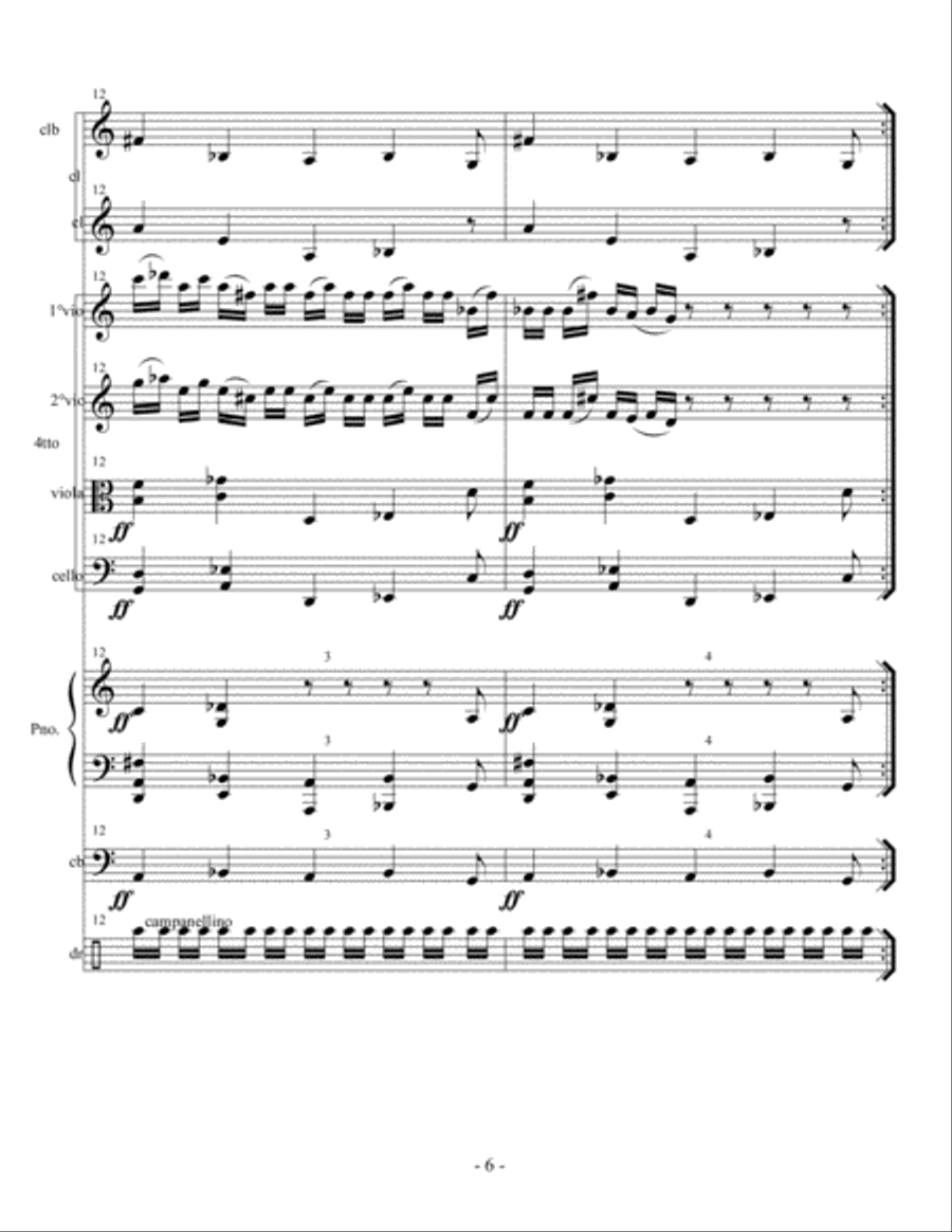 BERCEUSE SICILIENNE Chamber Orchestra scores gallery preview page 6