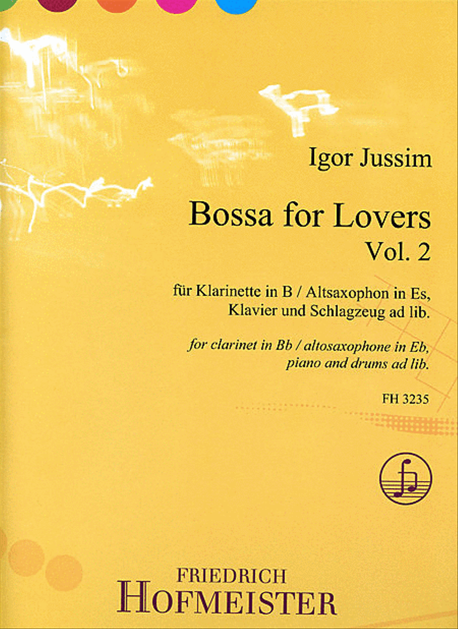 Bossa for Lovers, Vol. 2 Clarinet scores gallery preview page 1