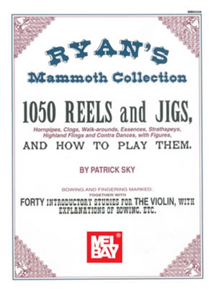 Book cover for Ryan's Mammoth Collection of Fiddle Tunes