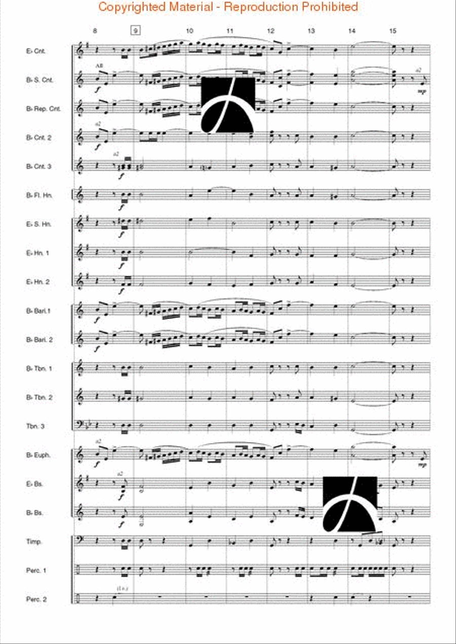 Helios Concert Band scores gallery preview page 3