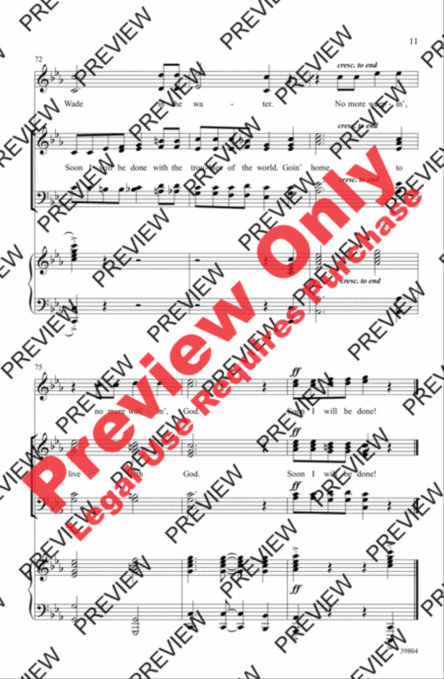 Trouble! - SoundTrax CD (CD only) Choir scores gallery preview page 11