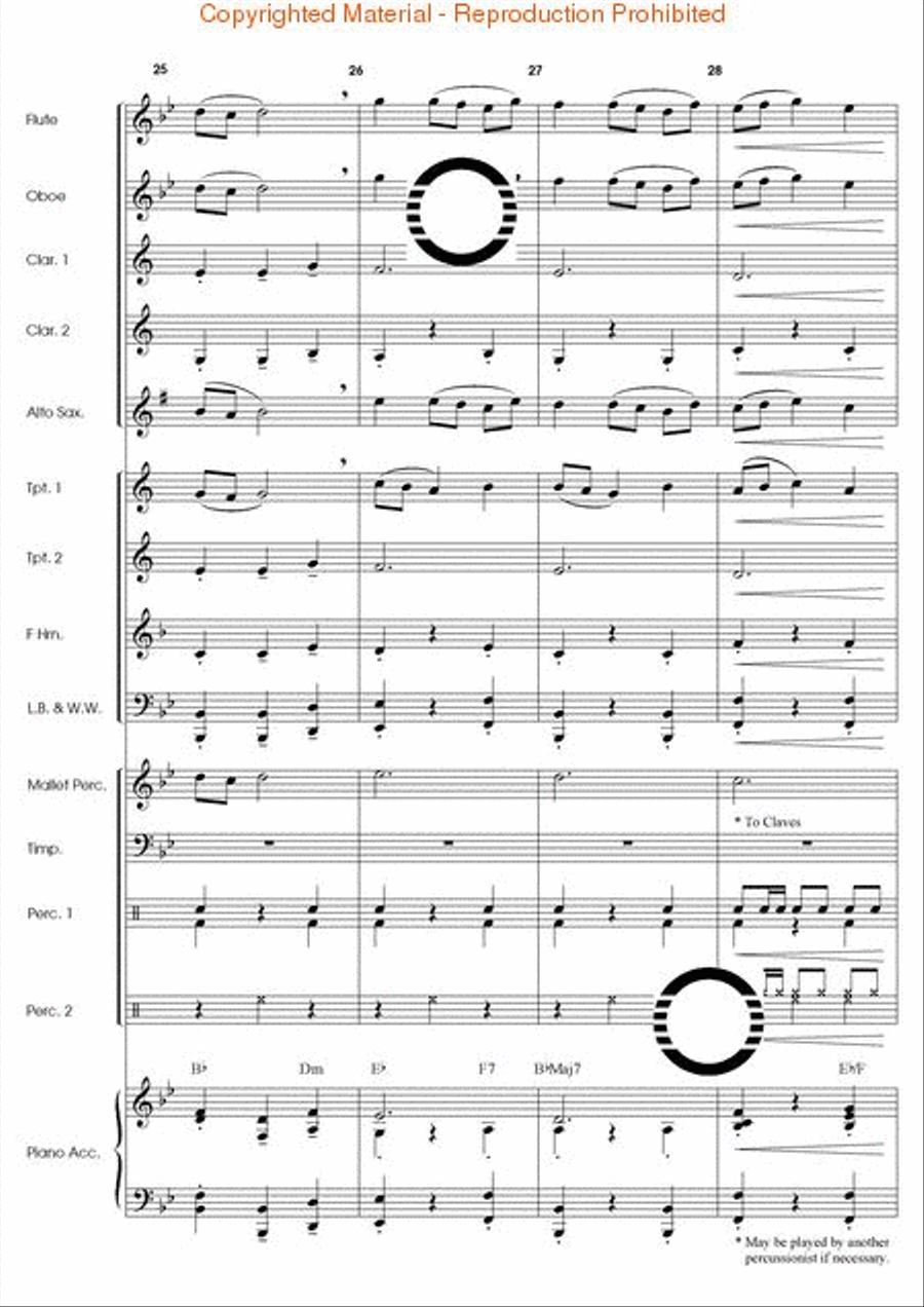 Fandango El Dorado Concert Band scores gallery preview page 8