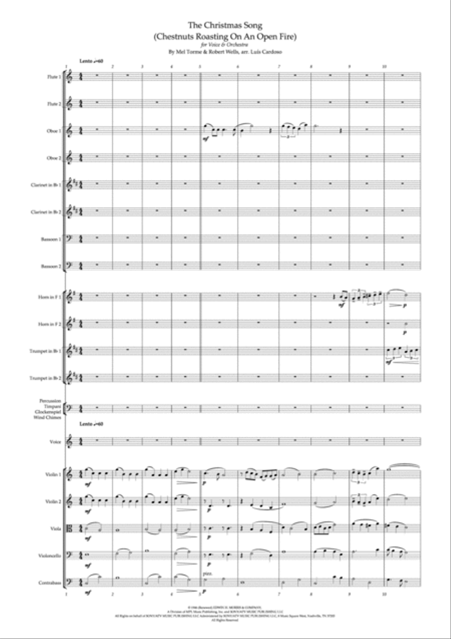 The Christmas Song (chestnuts Roasting On An Open Fire) Chamber Orchestra scores gallery preview page 5