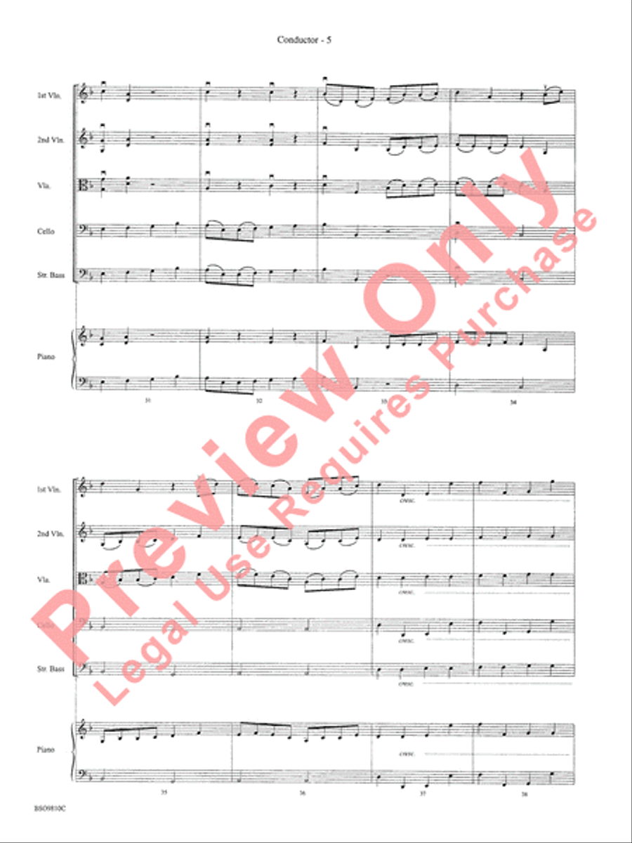 Ancient Ritual String Orchestra scores gallery preview page 8