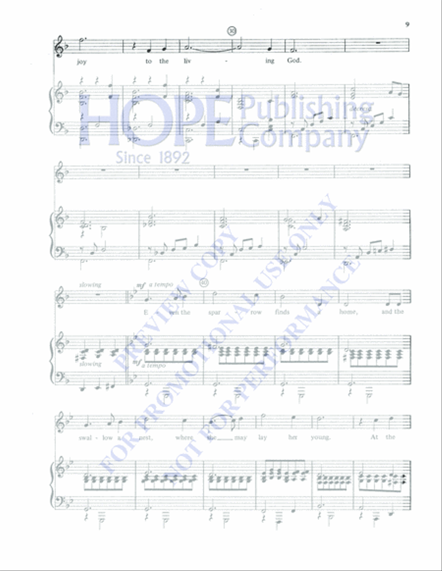 Come with a Singing Heart Voice Solo scores gallery preview page 13