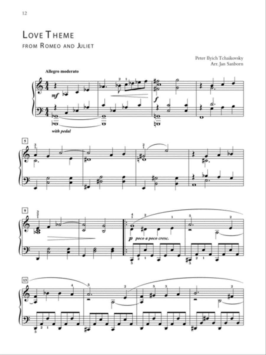 Wedding Performer -- Classical Piano Arrangements for Weddings Piano Solo scores gallery preview page 3