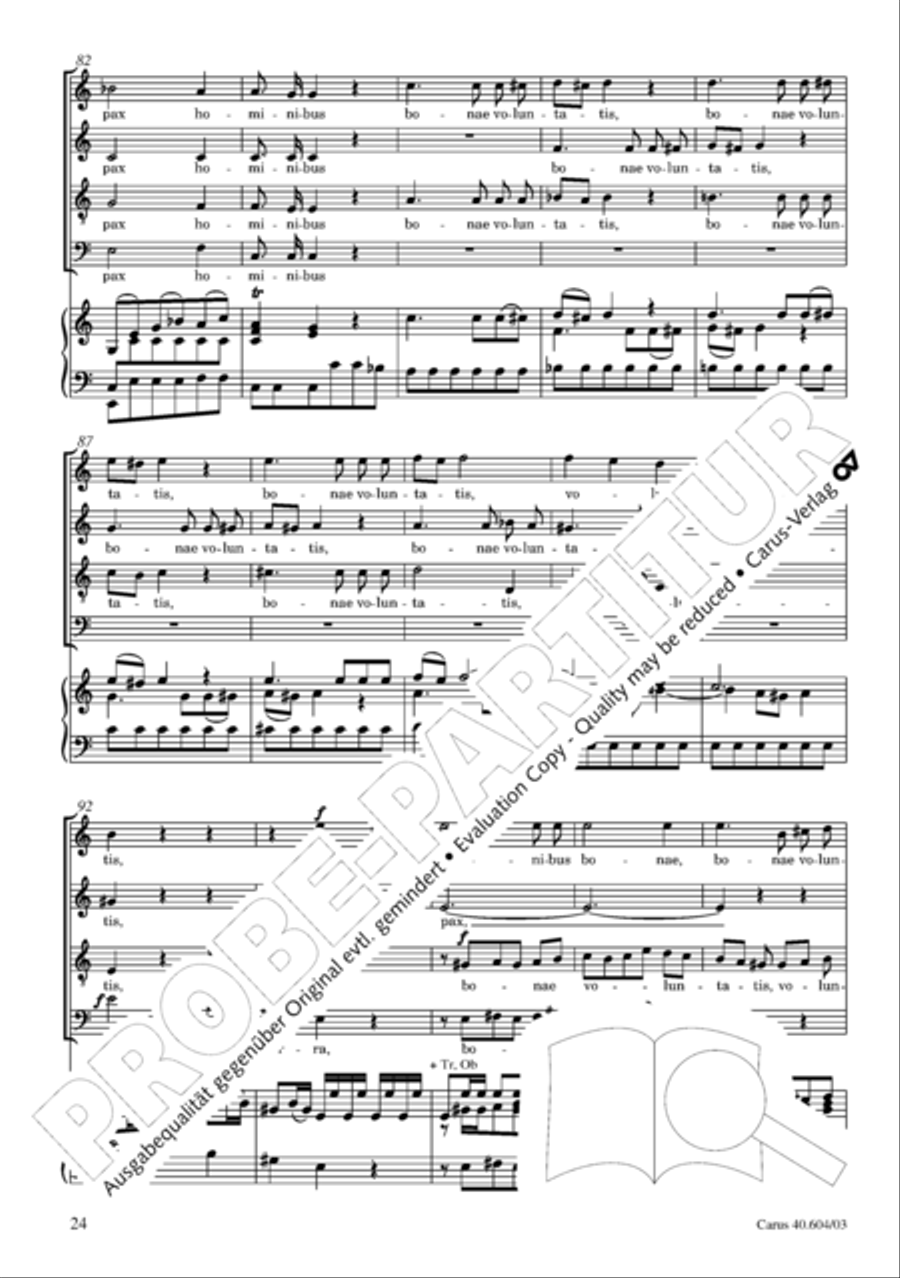 Grosse Mariazeller Messe in C 4-Part scores gallery preview page 33