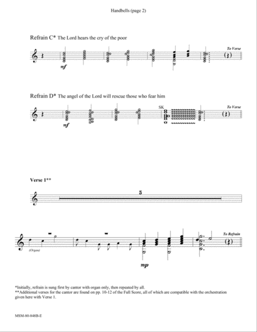 Psalm 34 Choir scores gallery preview page 2