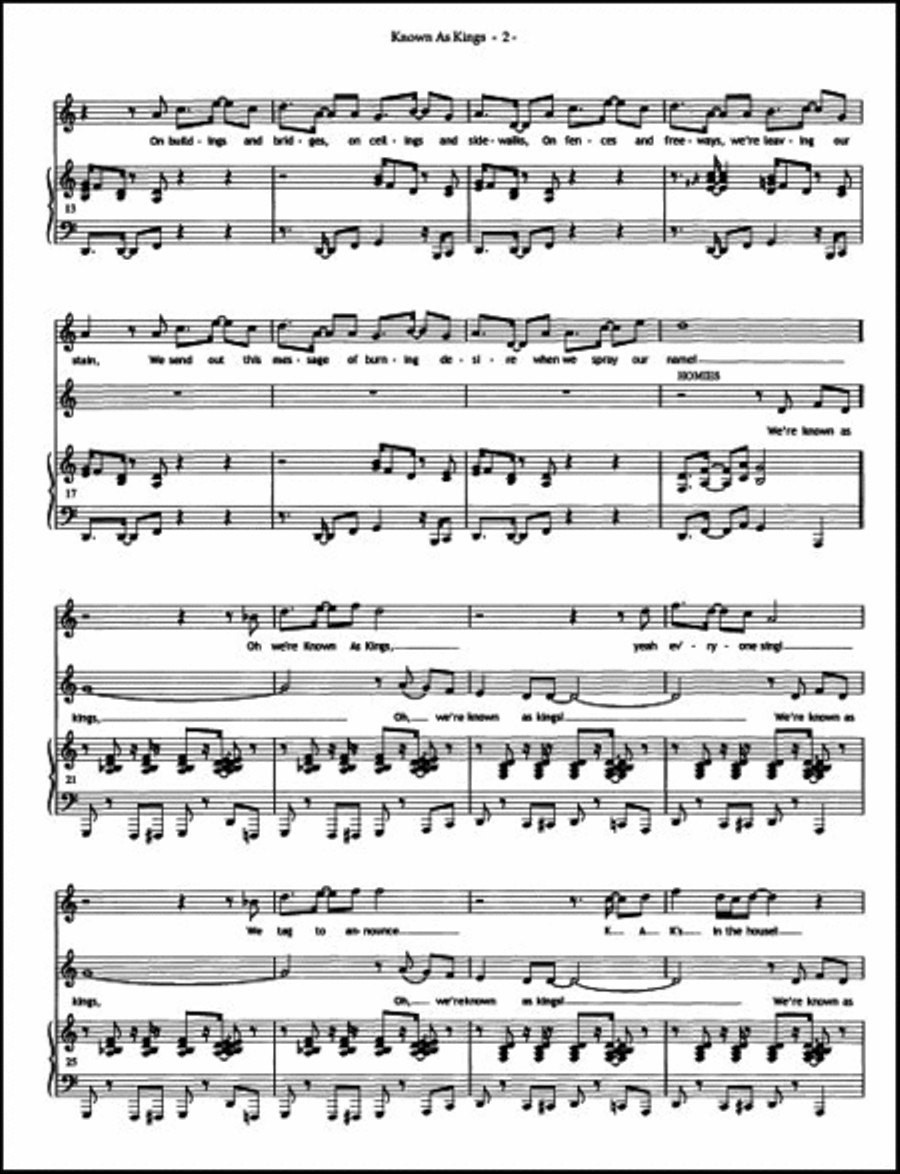 Homies and Popz Homies and Popz Choir scores gallery preview page 5