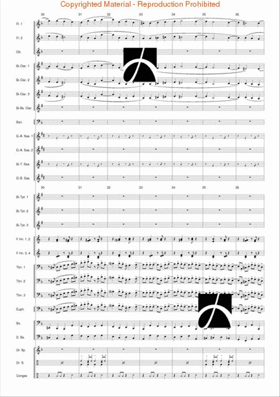Pilgrims' Swing Concert Band scores gallery preview page 5