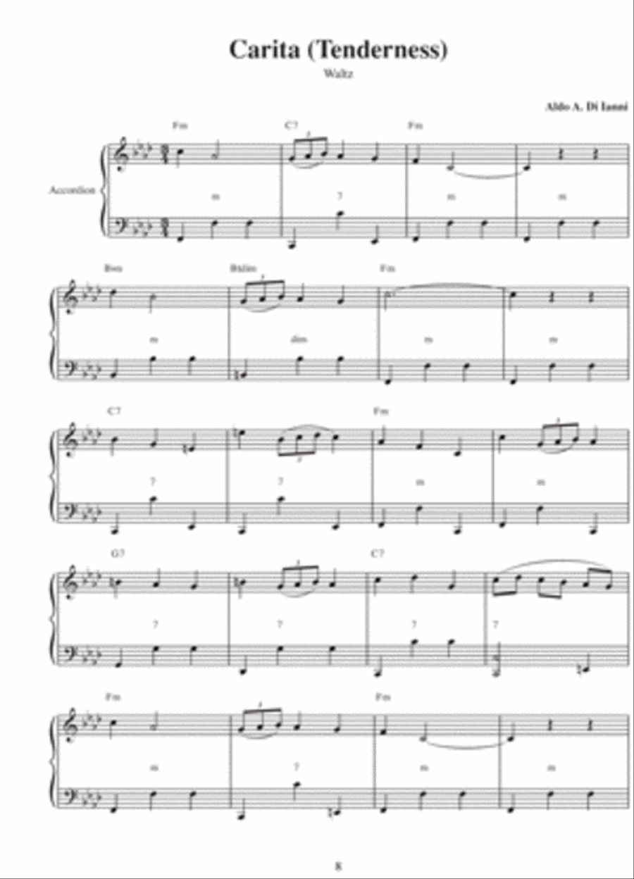 Italian Folk Dances for Accordion Accordion scores gallery preview page 5