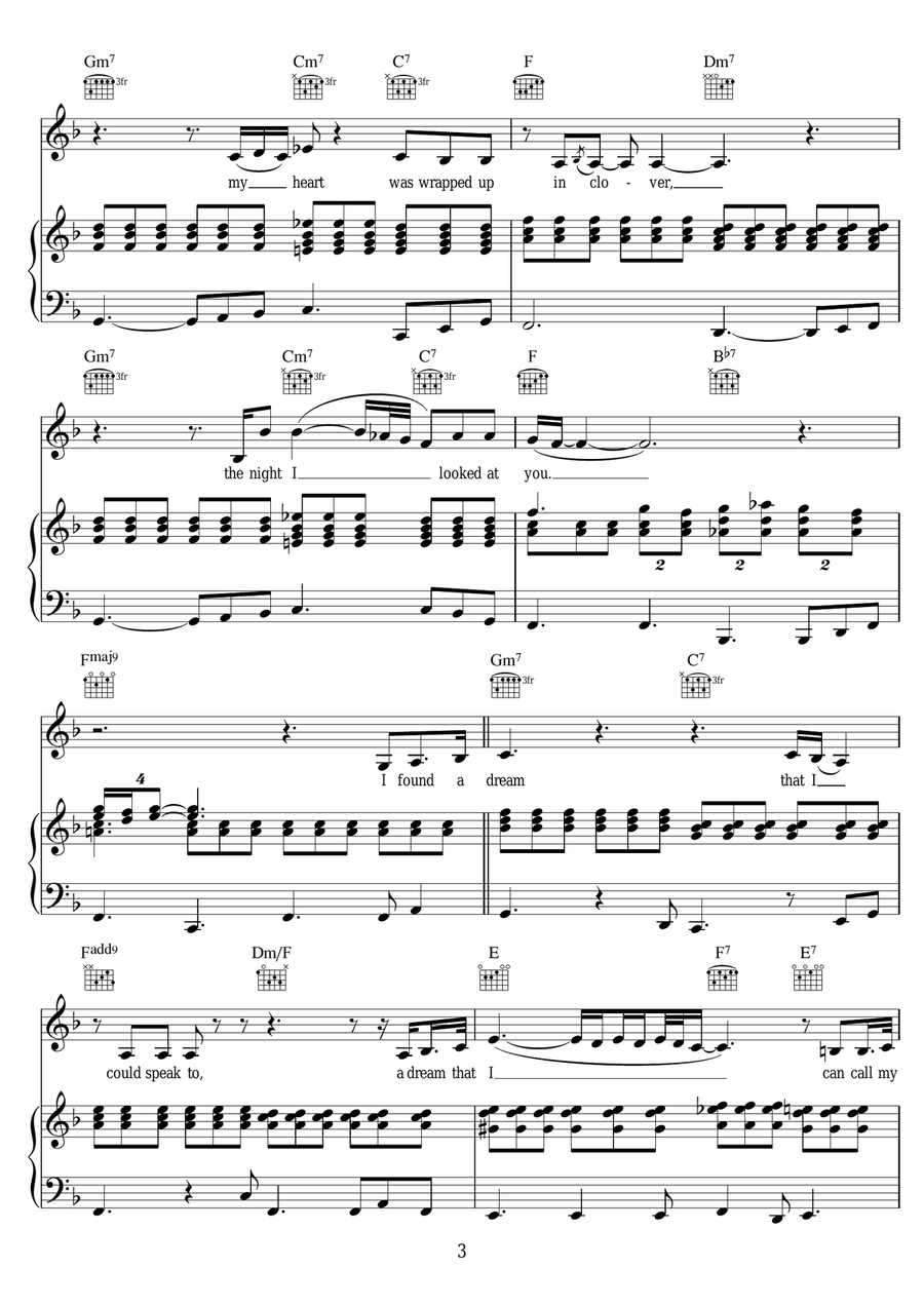 At Last Piano, Vocal scores gallery preview page 3