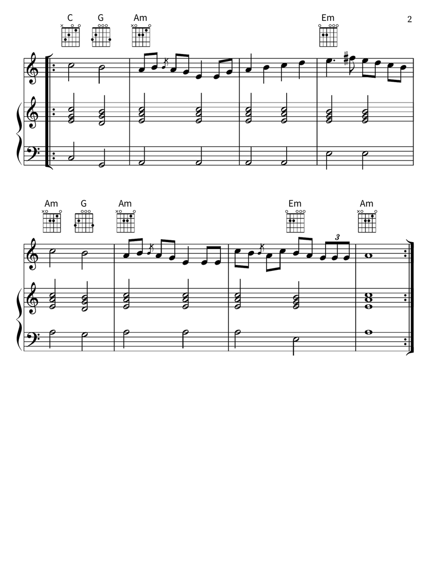 Kitchen Girl Violin Solo scores gallery preview page 2