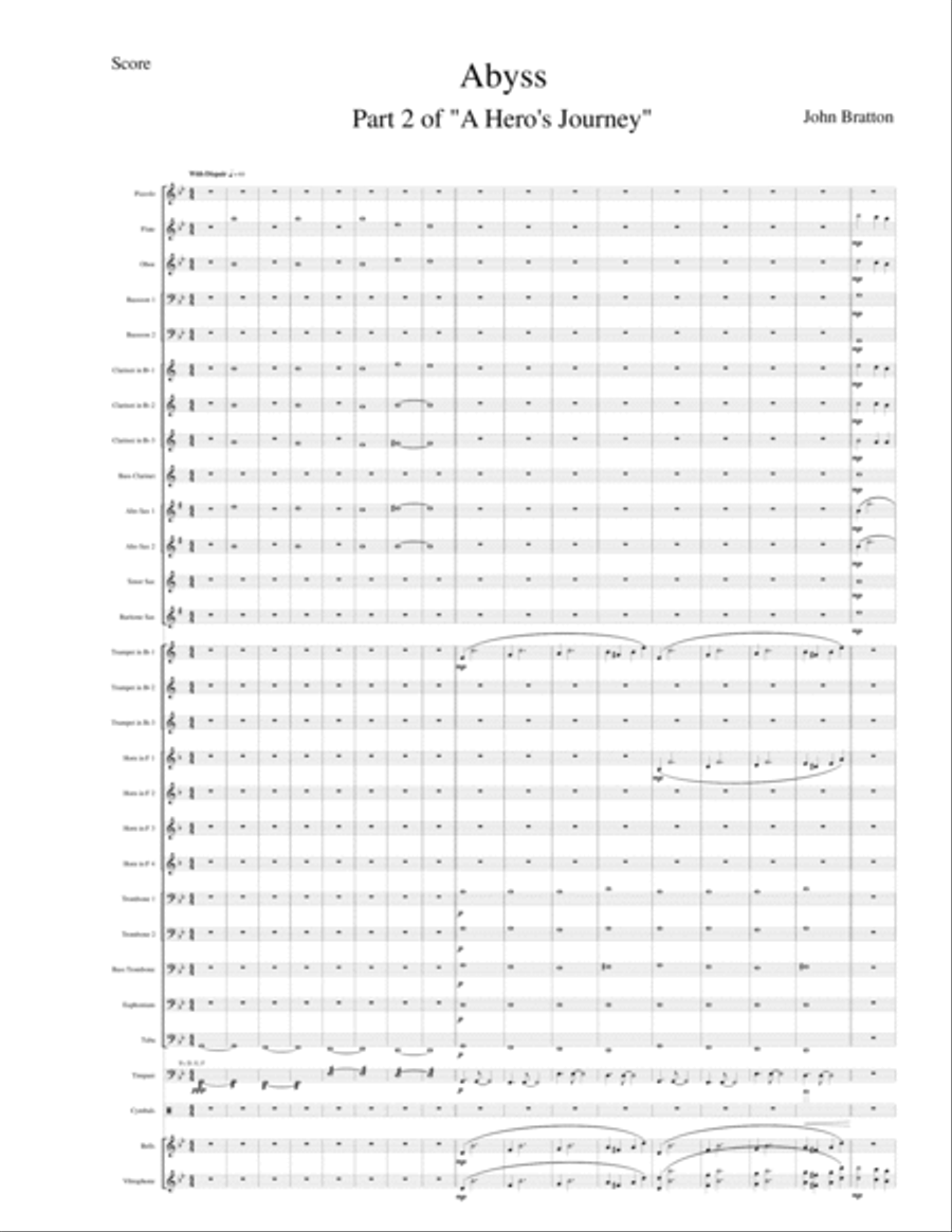 Abyss Concert Band scores gallery preview page 4