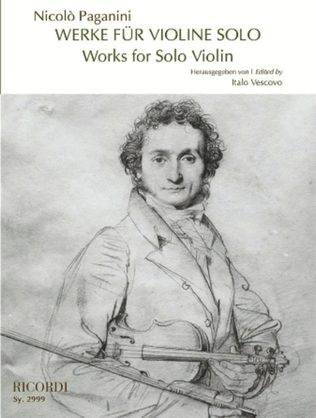 Book cover for Works for Solo Violin