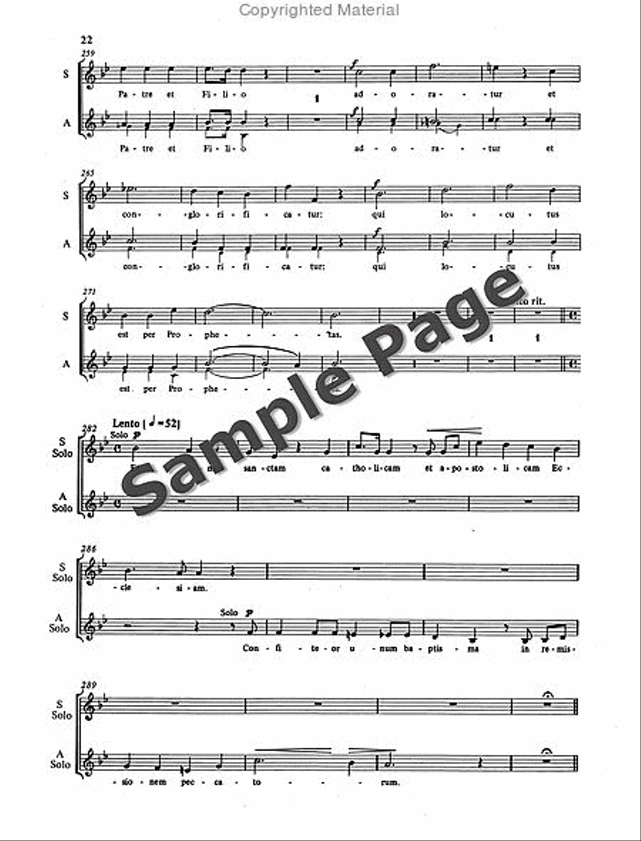 Mass in D Minor Mass in D Minor SSA scores gallery preview page 23