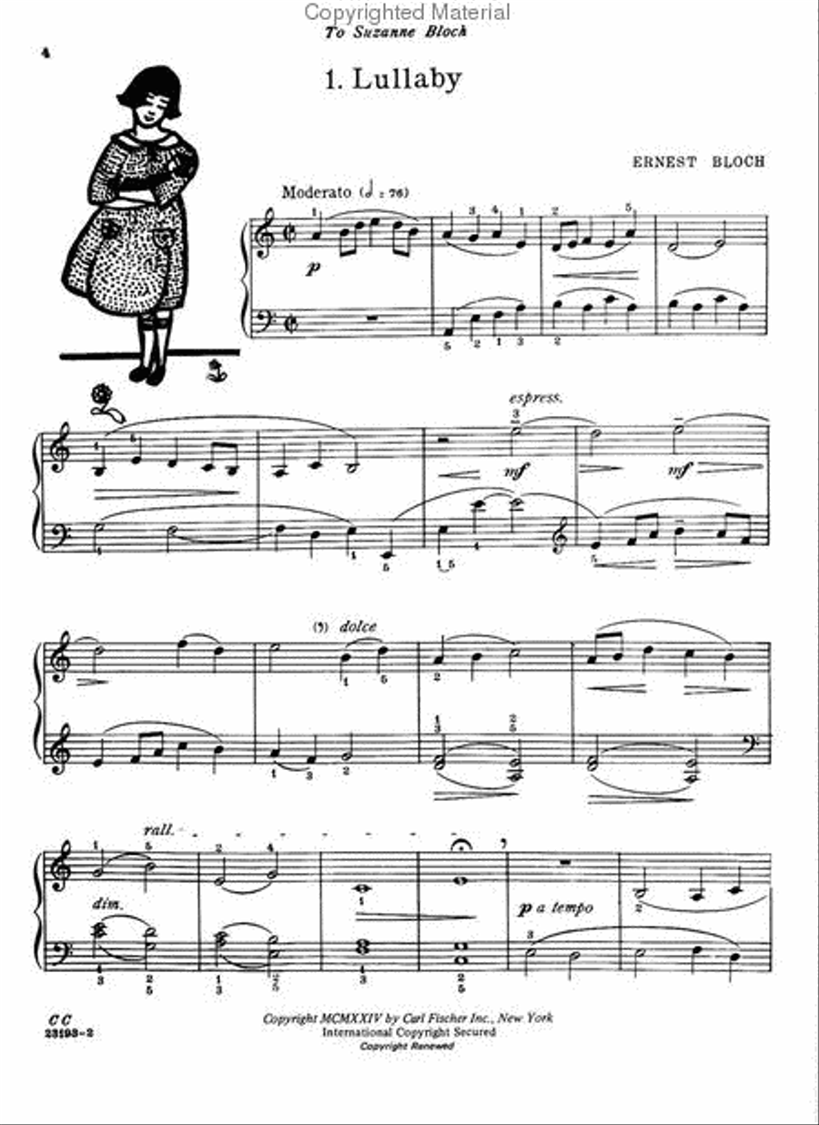 Enfantines Piano Solo scores gallery preview page 2