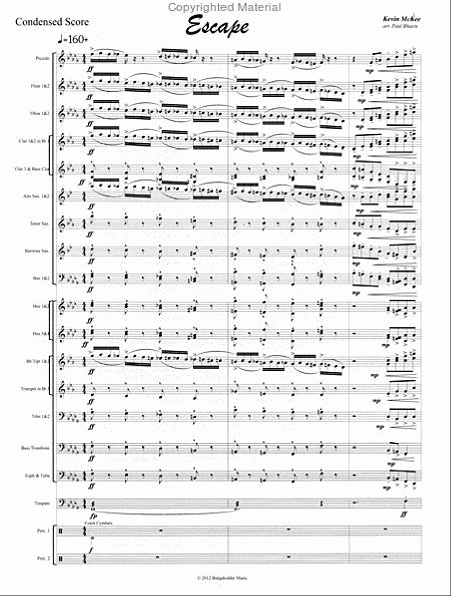 Escape Concert Band scores gallery preview page 2