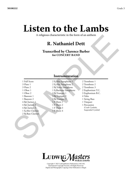 Listen to the Lambs