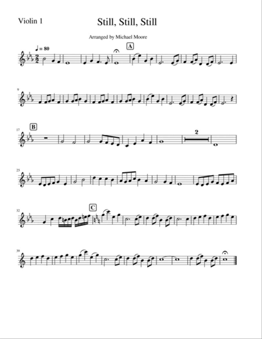 Still, Still, Still String Quartet scores gallery preview page 4