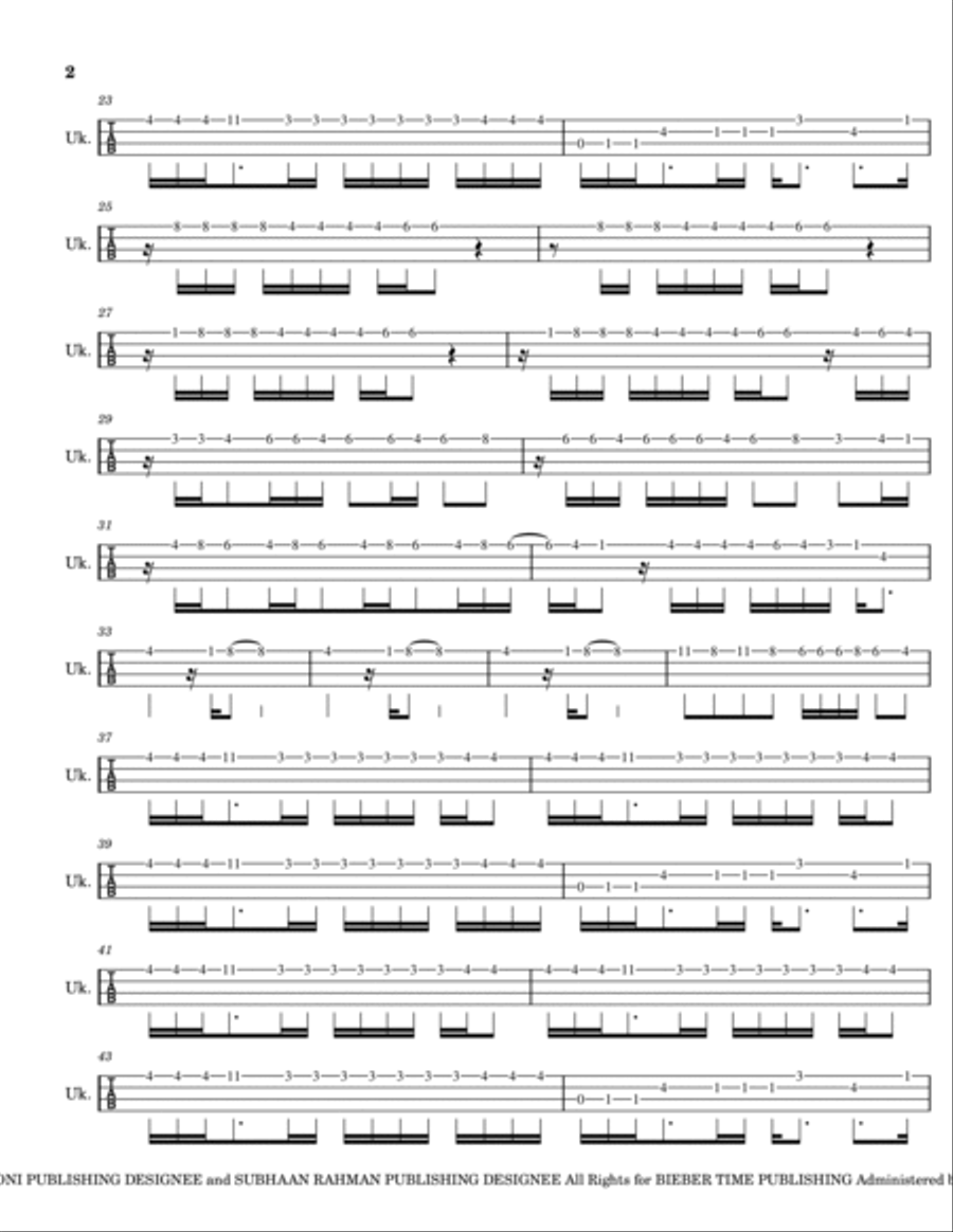 Stay Stay Ukulele scores gallery preview page 2