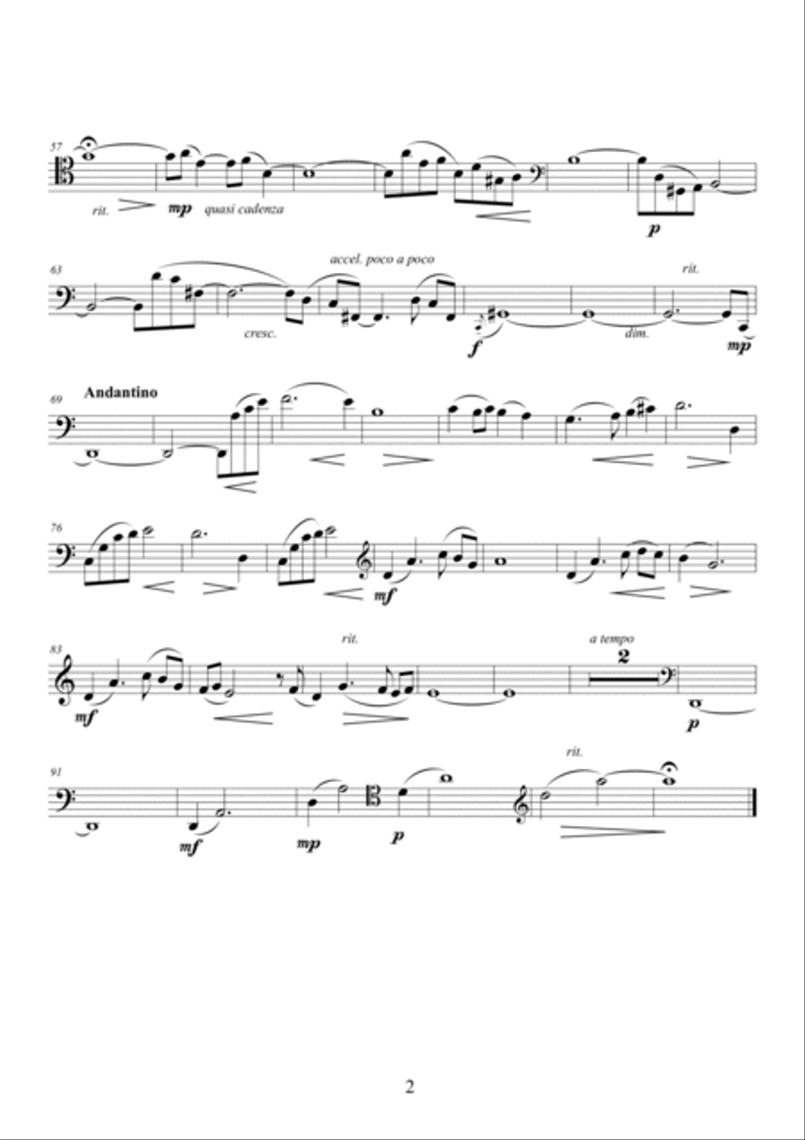 Meditation String Duet scores gallery preview page 4