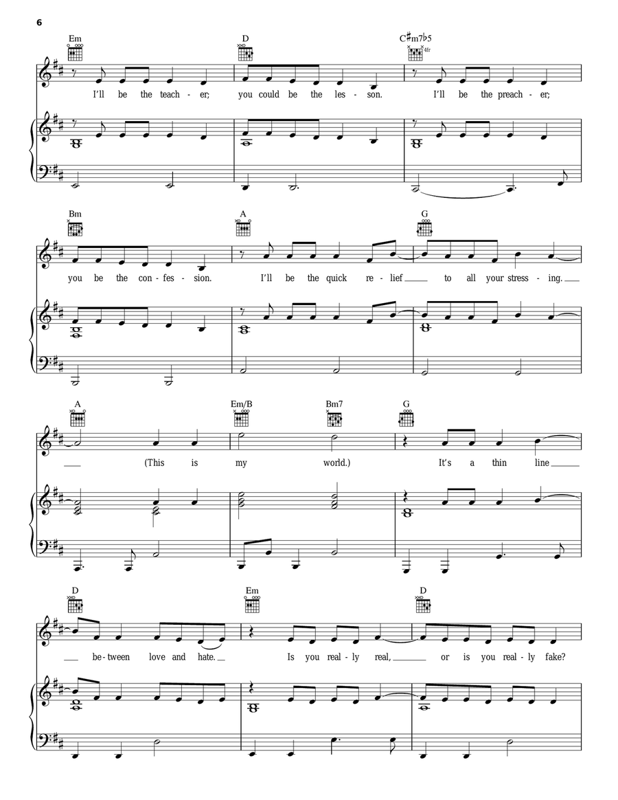 The Man The Man Acoustic Guitar scores gallery preview page 6