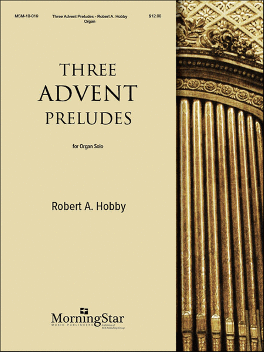 Three Advent Preludes Organ scores gallery preview page 1