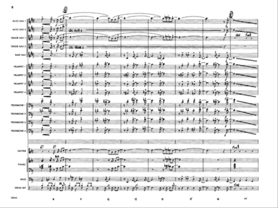 You Can't Get There From Here! Jazz Ensemble scores gallery preview page 7