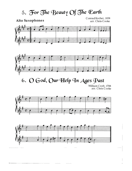 Hymns for Solo and Duet Instruments Alto Saxophone