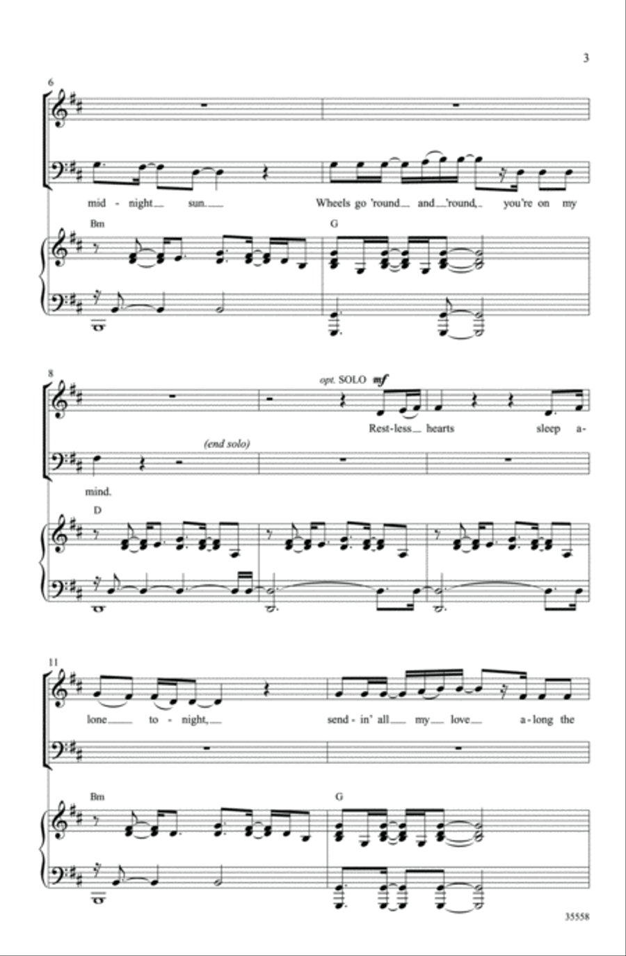 Any Way You Want It: Journey's Greatest Hits 4-Part scores gallery preview page 3