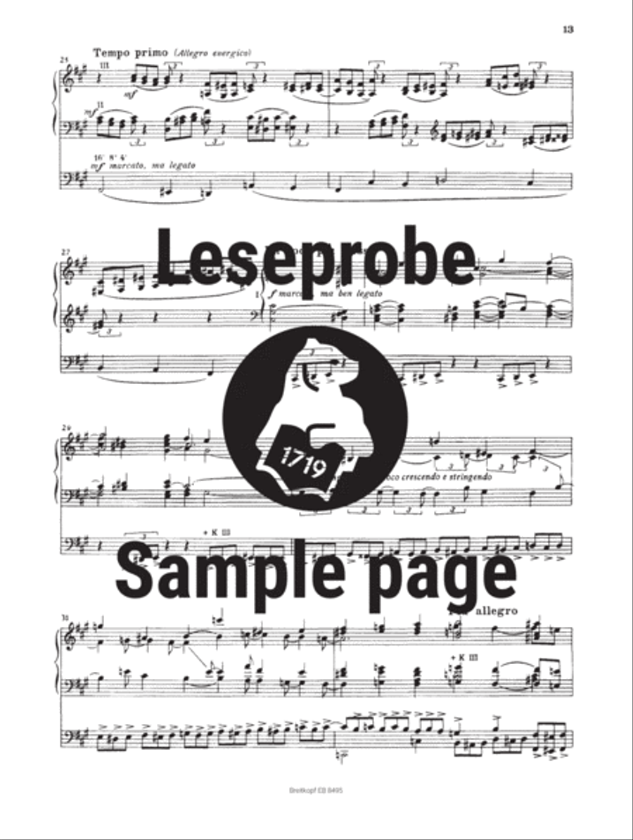 Complete Organ Works in 7 Volumes - Volume 5 Organ Solo scores gallery preview page 4