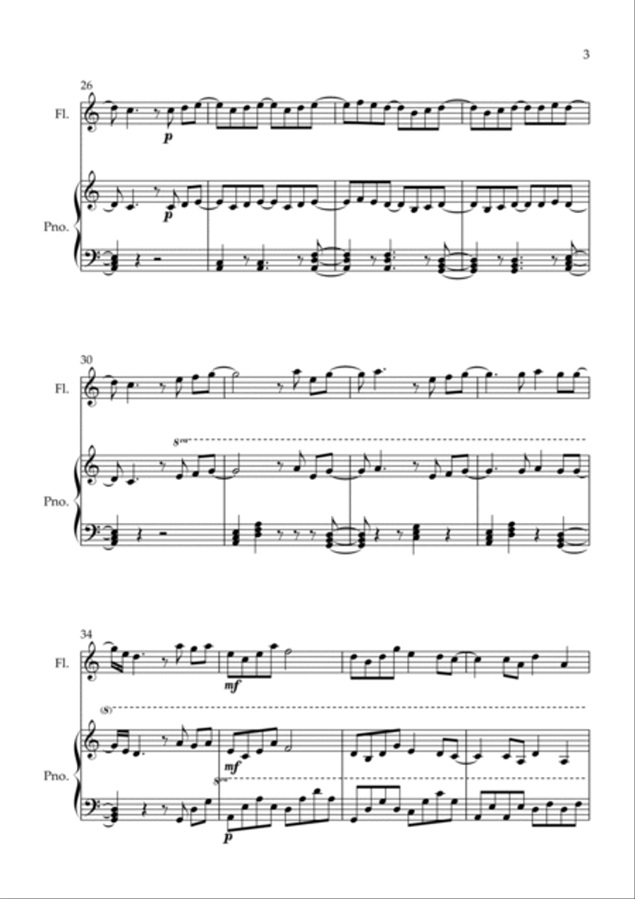 Barbie Girl Barbie Girl Flute Solo scores gallery preview page 3