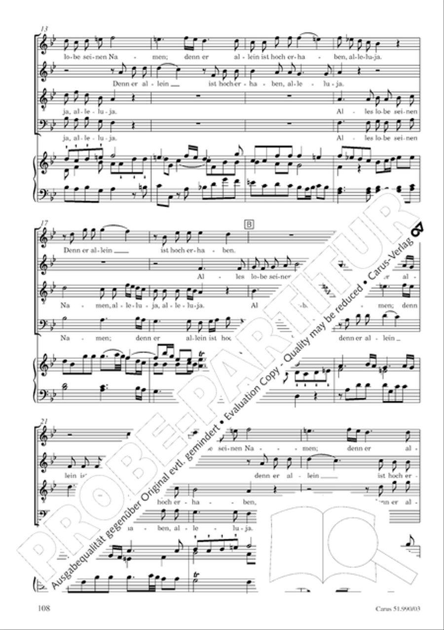 The Creation (Die Schopfung) 4-Part scores gallery preview page 111