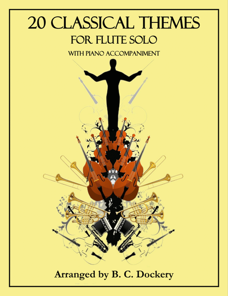 20 Classical Themes for Flute Solo with Piano Accompaniment image number null
