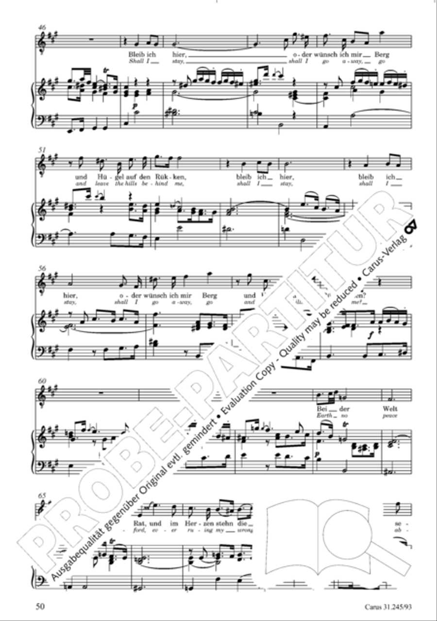 St. John Passion (Johannes-Passion) 4-Part scores gallery preview page 51